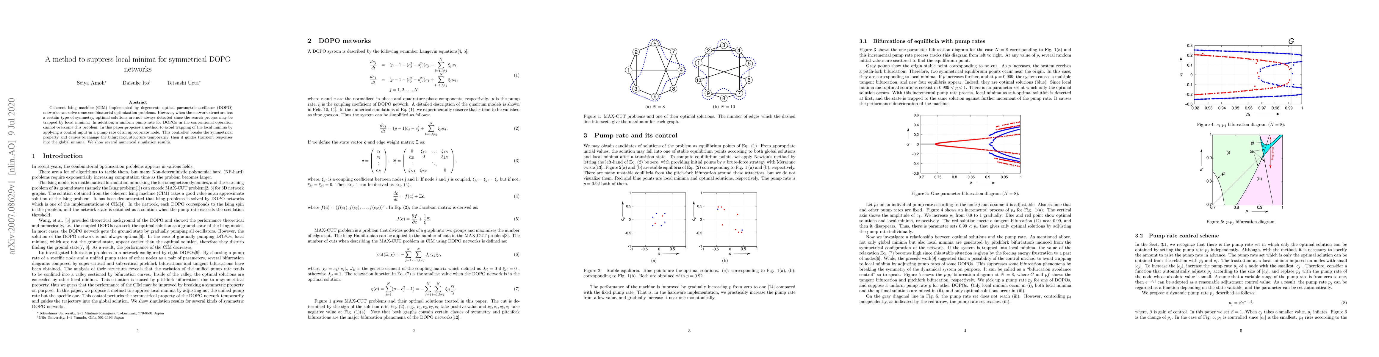 Thumbnail for A method to suppress local minima for symmetrical DOPO networks