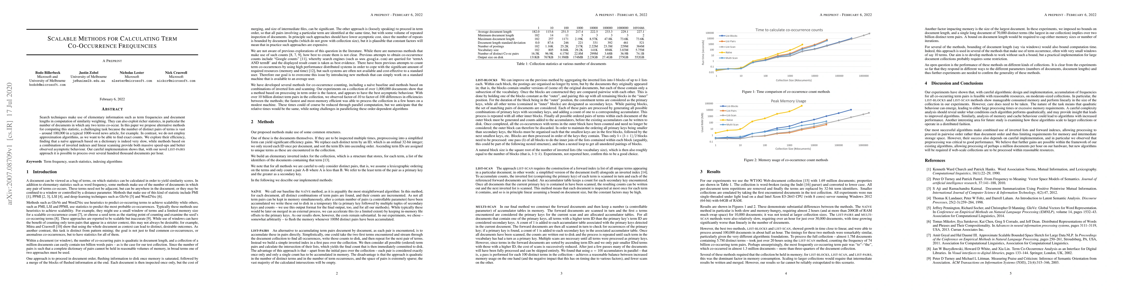 Thumbnail for Scalable Methods for Calculating Term Co-Occurrence Frequencies