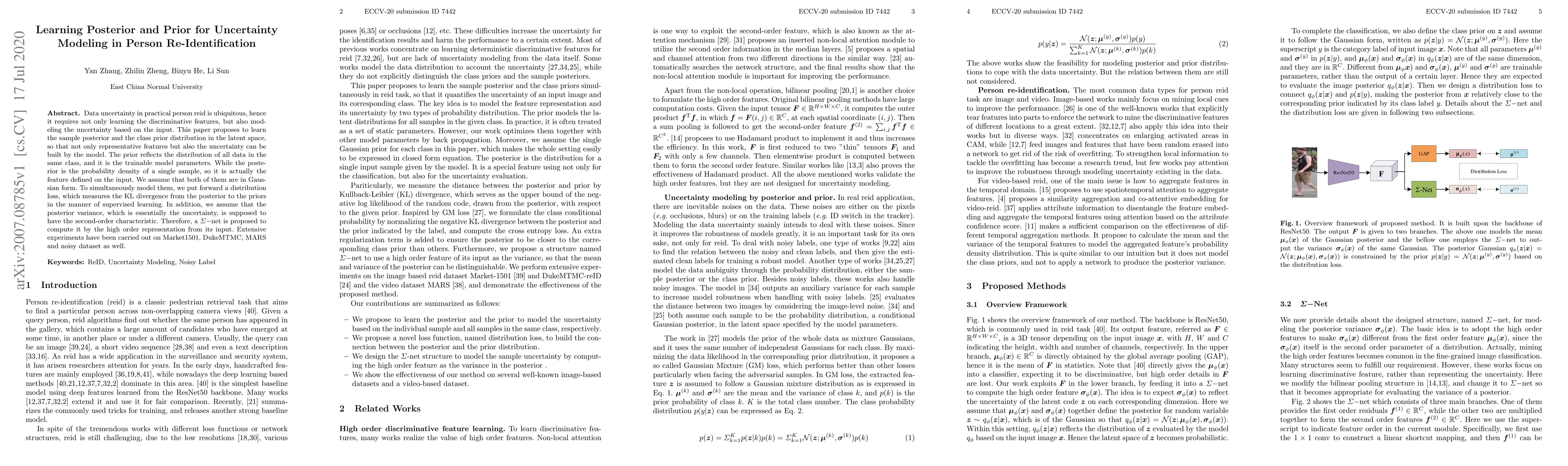 Thumbnail for Learning Posterior and Prior for Uncertainty Modeling in Person
  Re-Identification