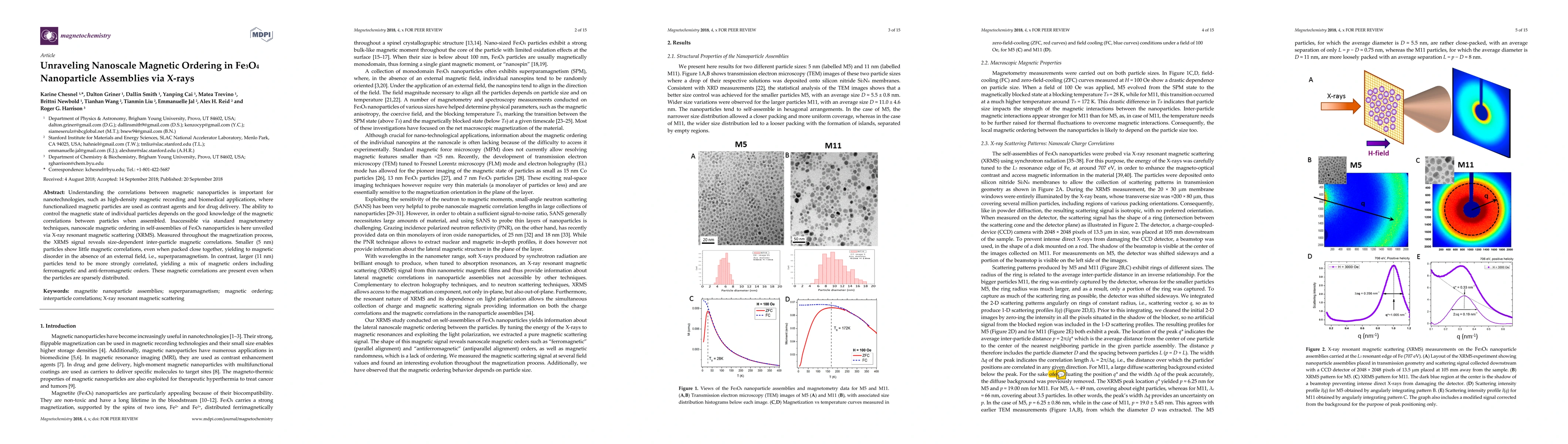 Thumbnail for Unraveling nanoscale magnetic ordering in Fe3O4 nanoparticle assemblies
  via x-rays