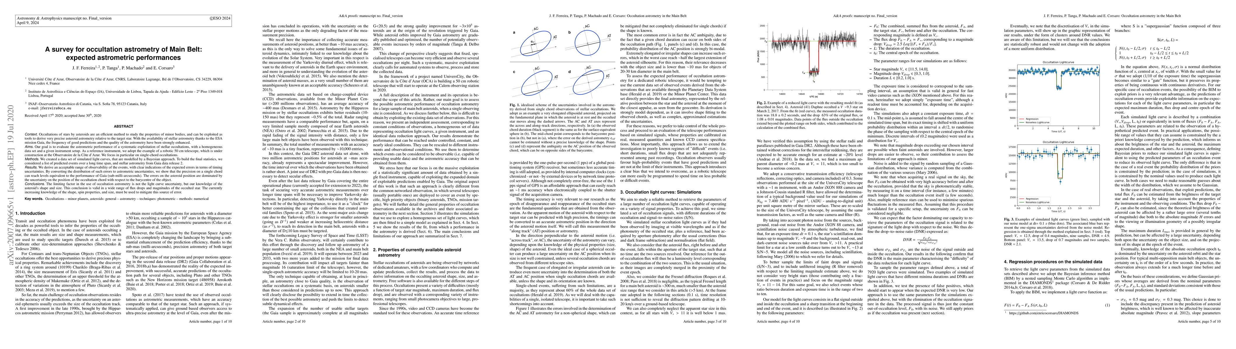 Thumbnail for A survey for occultation astrometry of Main Belt: expected astrometric
  performances