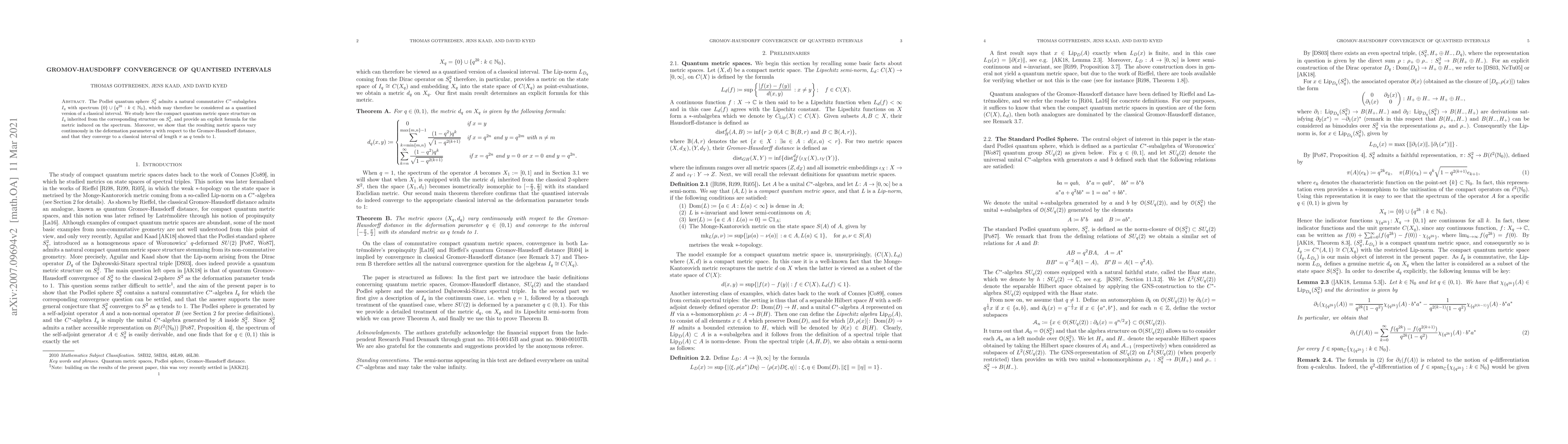 Thumbnail for Gromov-Hausdorff convergence of quantised intervals