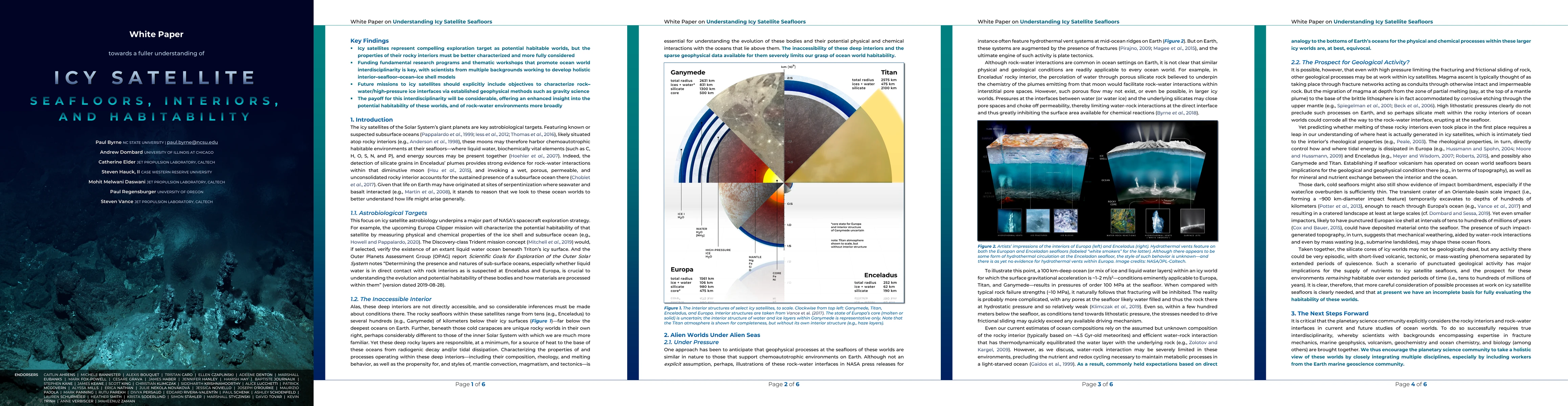 Thumbnail for White Paper Towards a Fuller Understanding of Icy Satellite Seafloors,
  Interiors, and Habitability