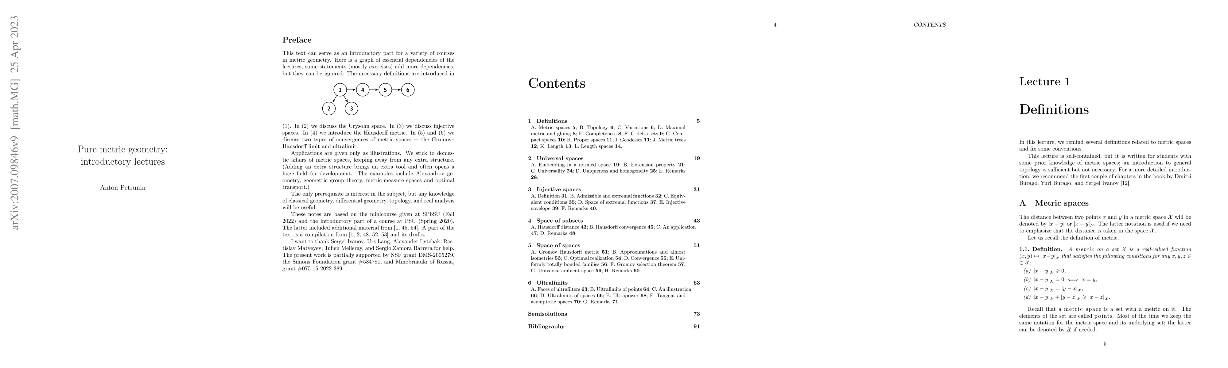 Thumbnail for Pure metric geometry: introductory lectures