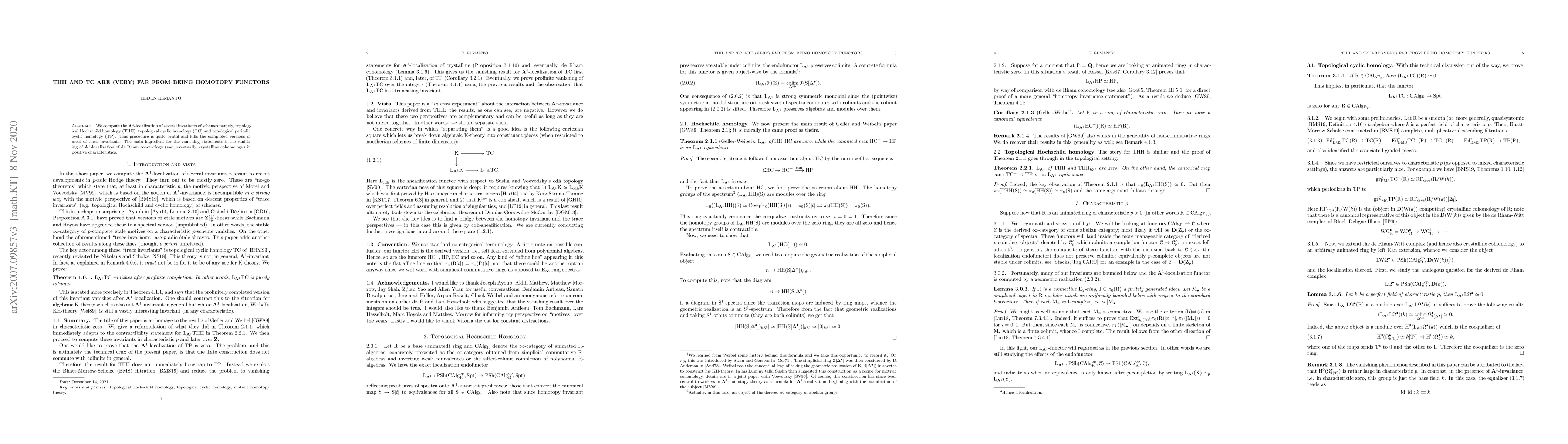 Thumbnail for THH and TC are (very) far from being homotopy functors