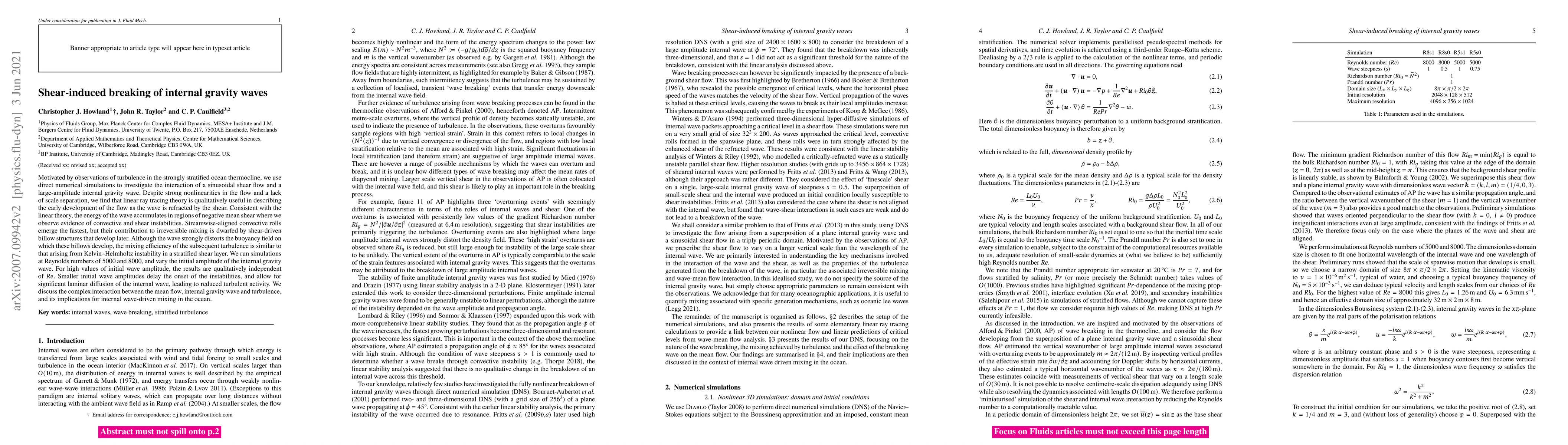 Thumbnail for Shear-induced breaking of internal gravity waves