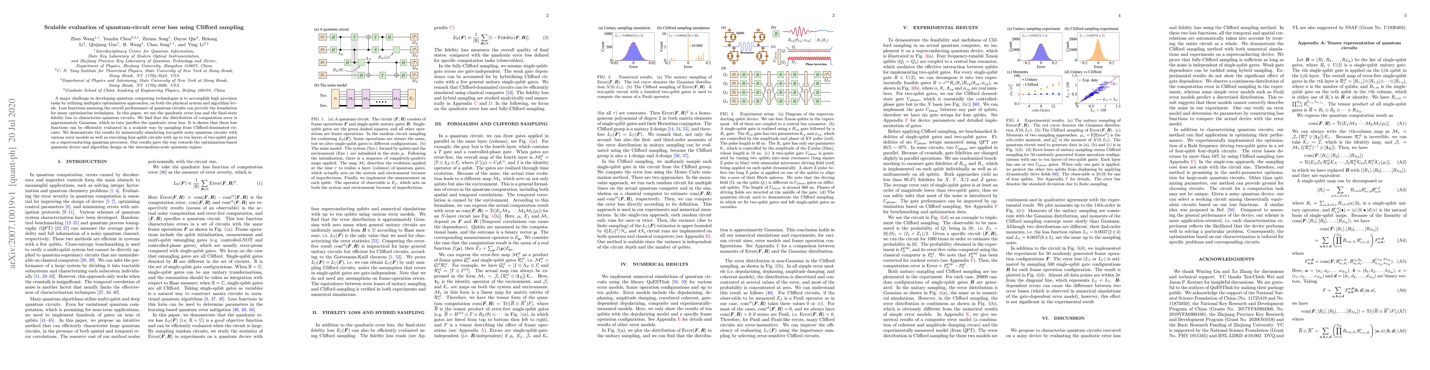 Thumbnail for Scalable evaluation of quantum-circuit error loss using Clifford
  sampling