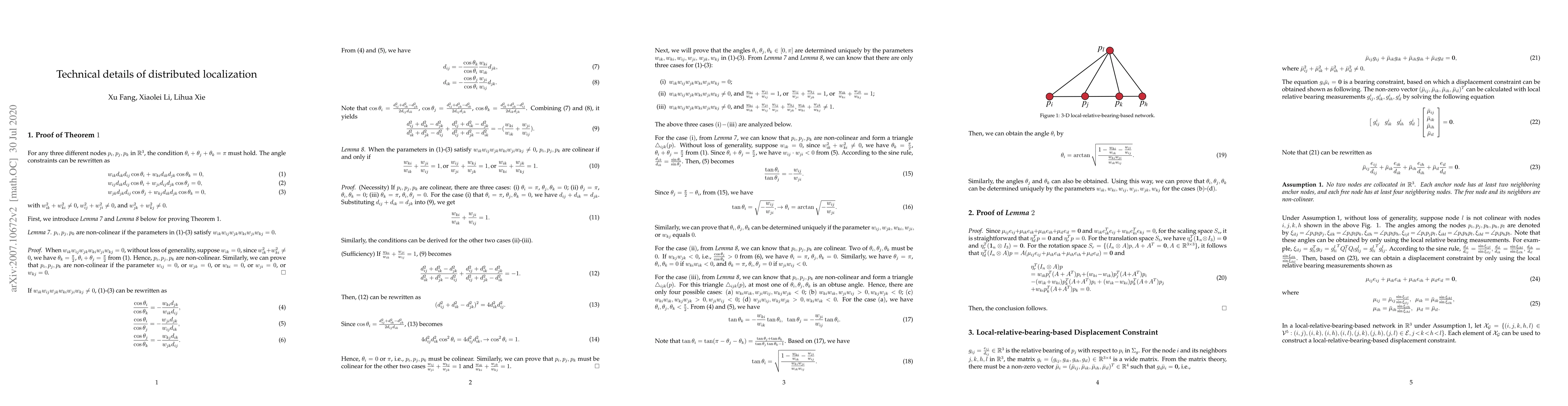 Thumbnail for Technical details of distributed localization