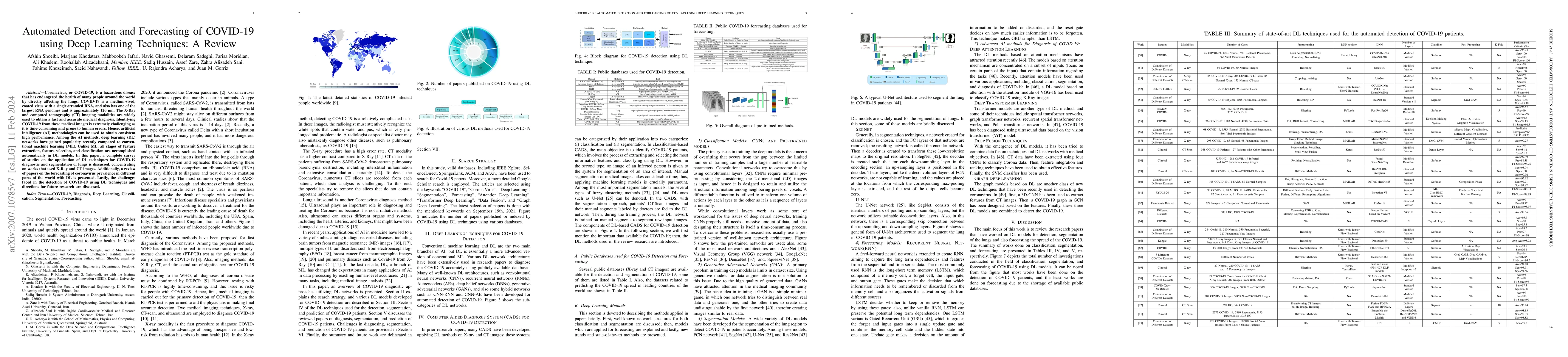 Thumbnail for Automated Detection and Forecasting of COVID-19 using Deep Learning
  Techniques: A Review