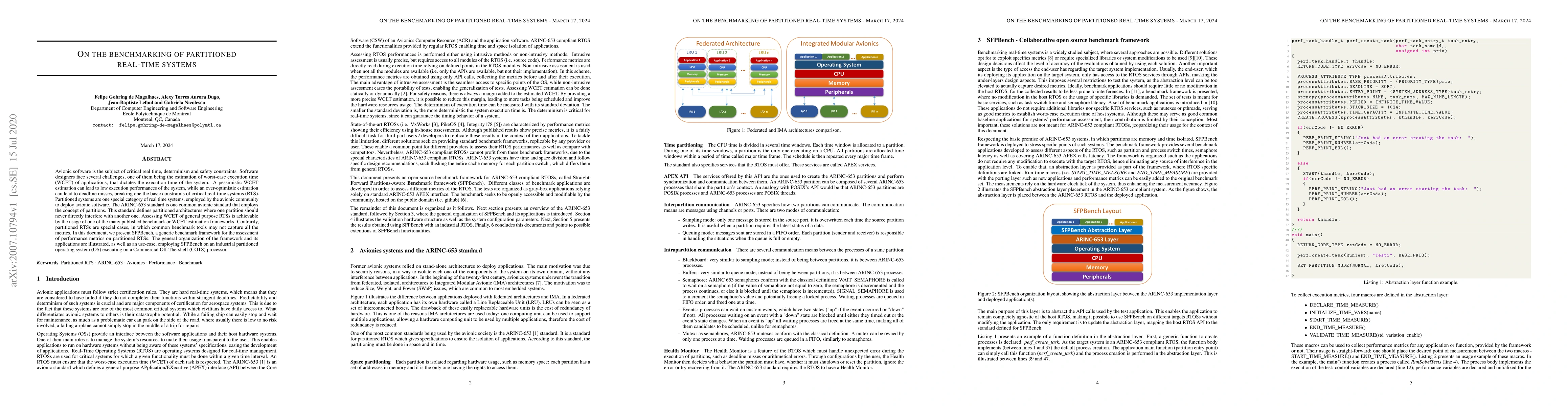 Thumbnail for On the benchmarking of partitioned real-time systems