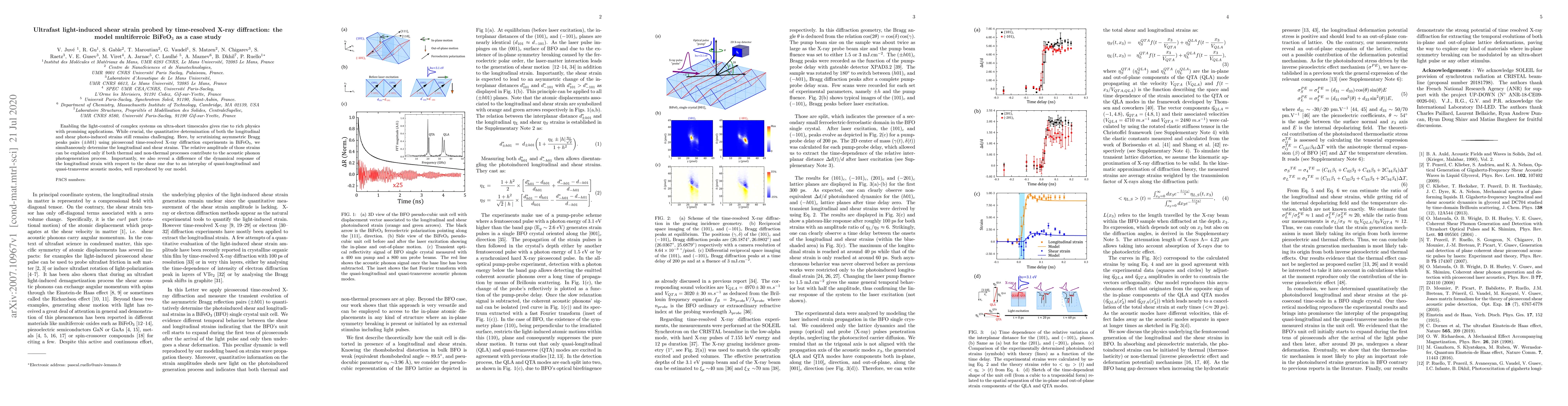 Thumbnail for Ultrafast light-induced shear strain probed by time-resolved X-ray
  diffraction: the model multiferroic BiFeO$_3$ as a case study