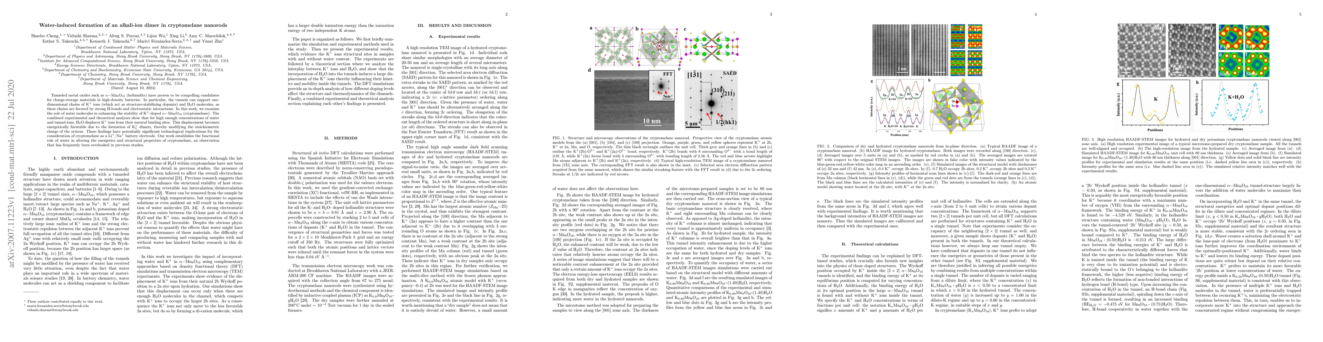Thumbnail for Water-induced formation of an alkali-ion dimer in cryptomelane nanorods