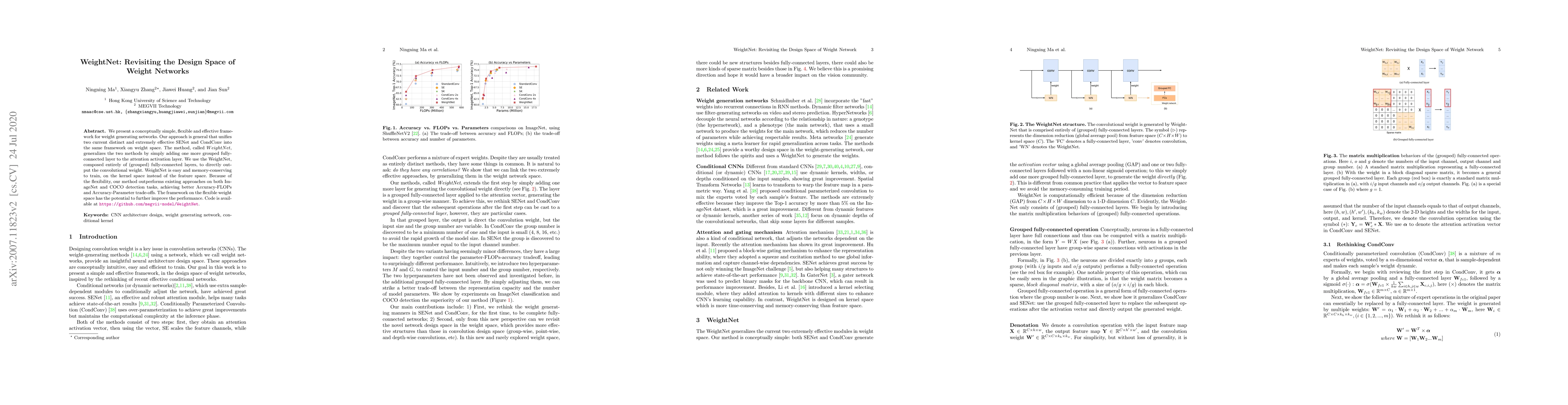 Thumbnail for WeightNet: Revisiting the Design Space of Weight Networks