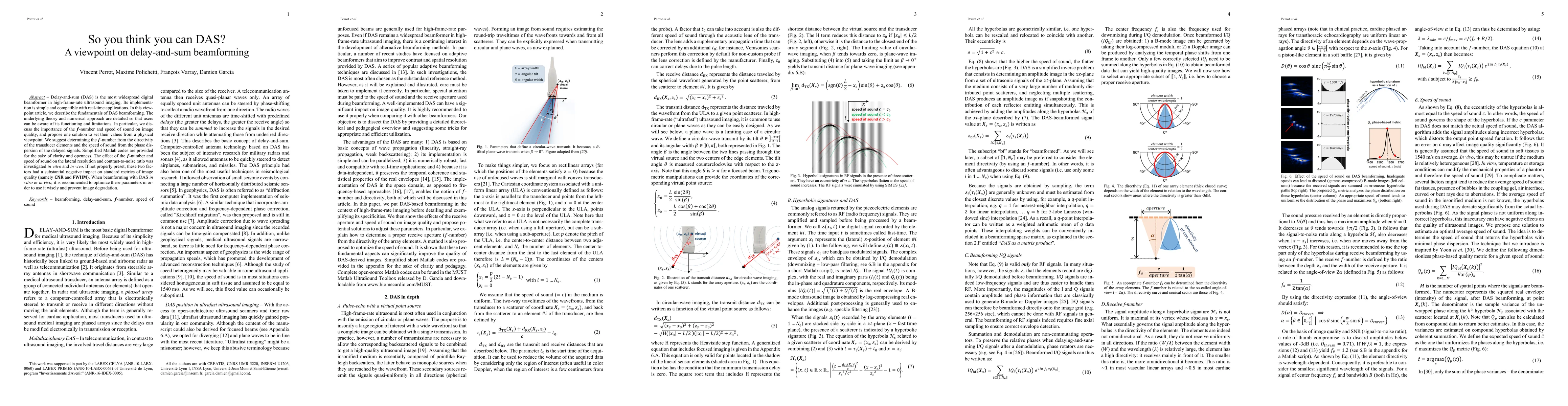 Thumbnail for So you think you can DAS? A viewpoint on delay-and-sum beamforming