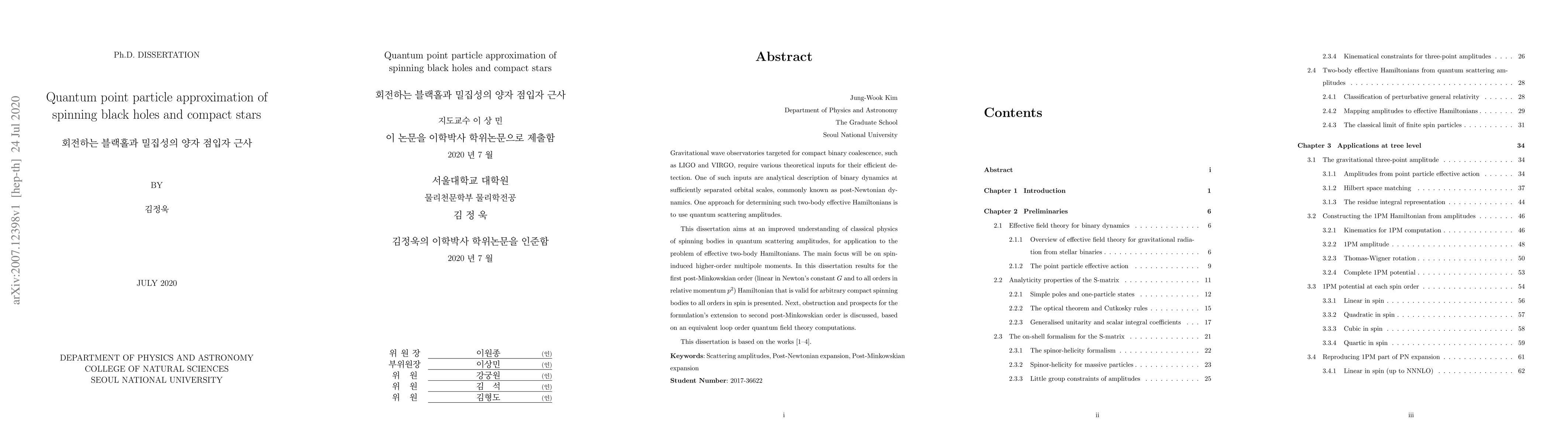 Thumbnail for Quantum point particle approximation of spinning black holes and compact
  stars