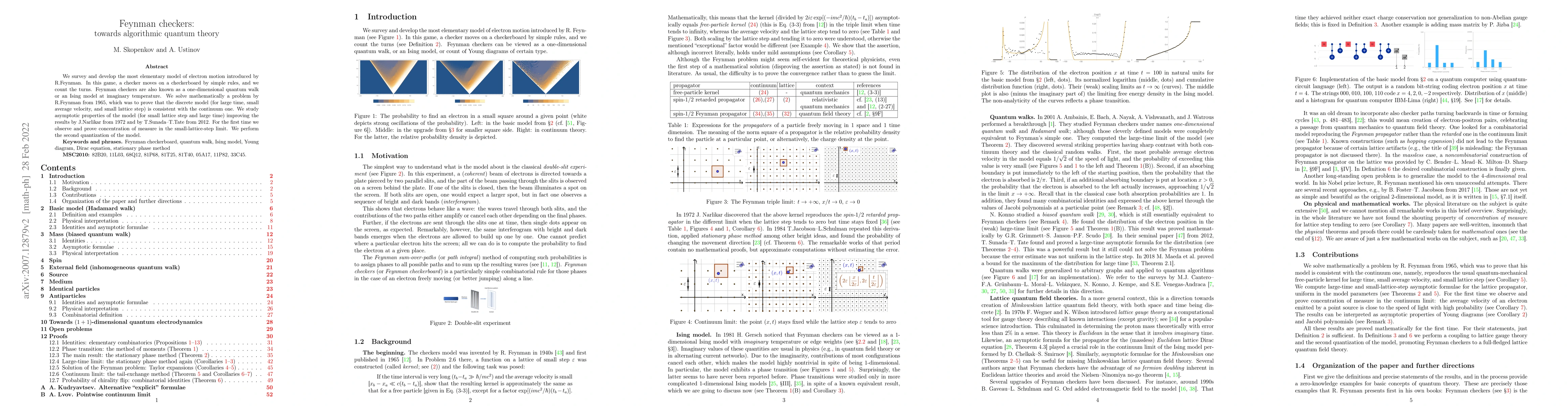 Thumbnail for Feynman checkers: towards algorithmic quantum theory