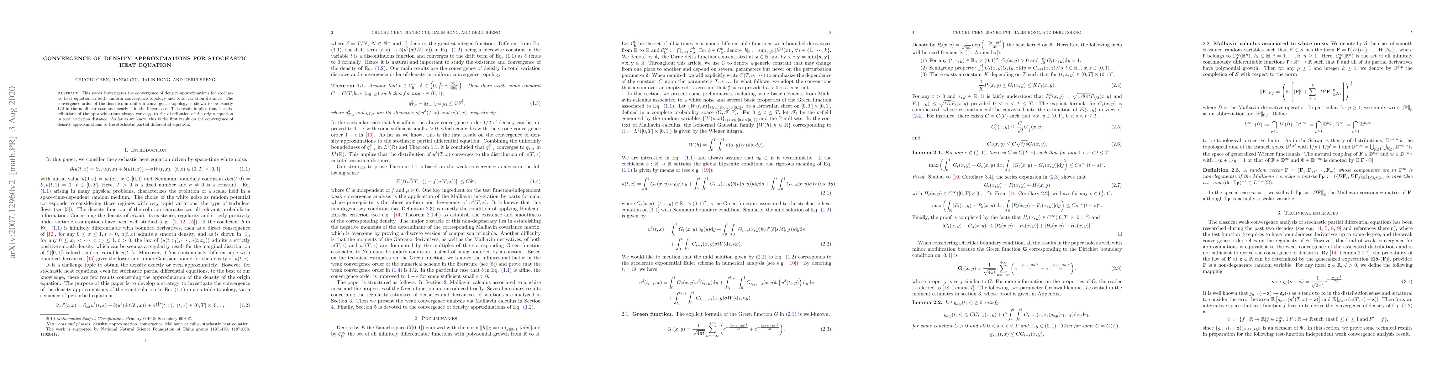 Thumbnail for Convergence of Density Approximations for Stochastic Heat Equation
