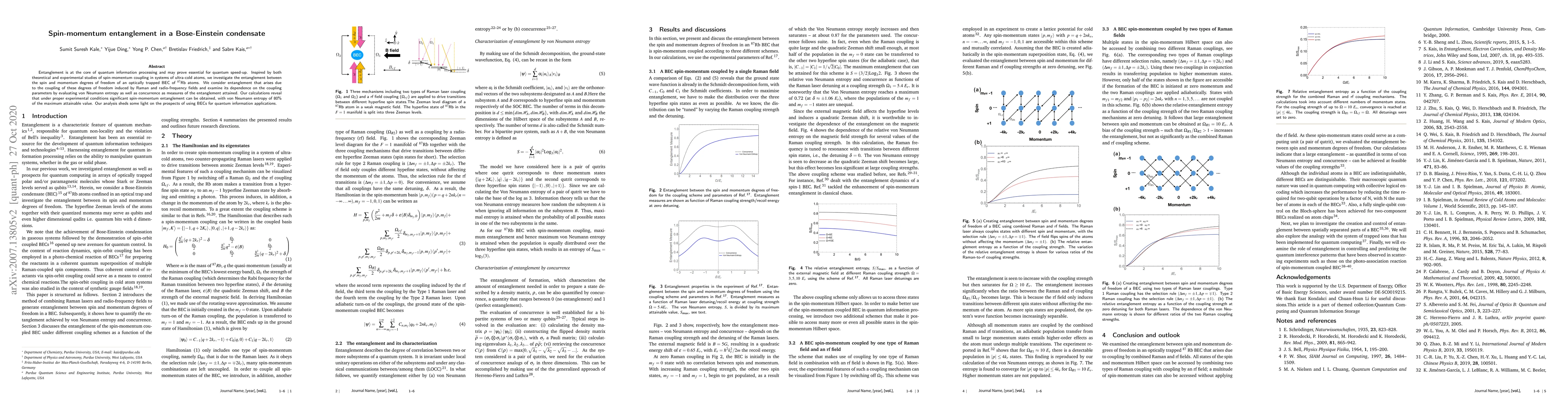 Thumbnail for Spin-momentum entanglement in a Bose-Einstein condensate