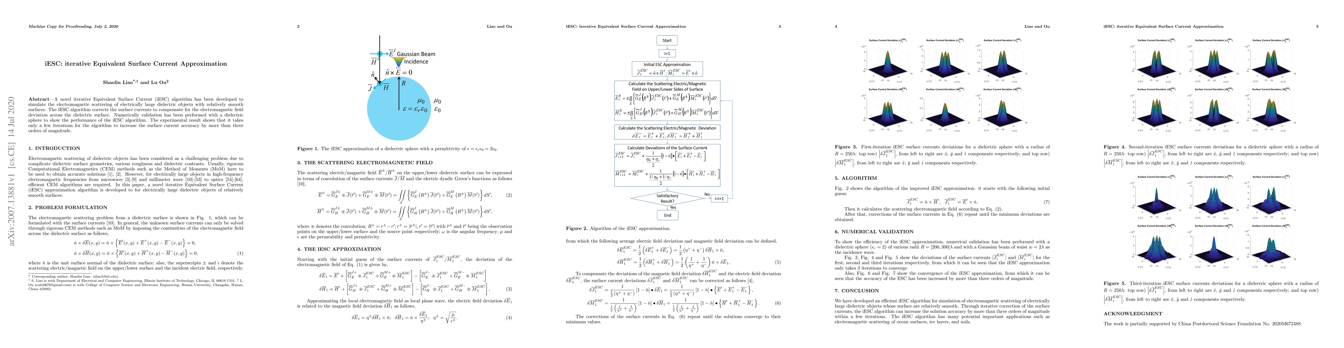 Thumbnail for iESC: iterative Equivalent Surface Current Approximation