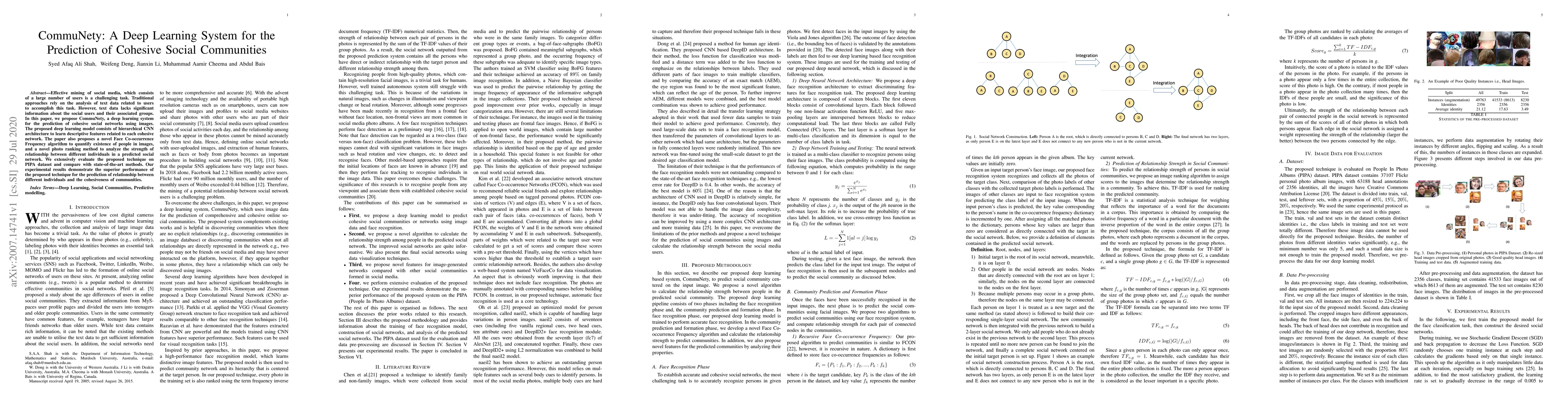 Thumbnail for CommuNety: A Deep Learning System for the Prediction of Cohesive Social
  Communities
