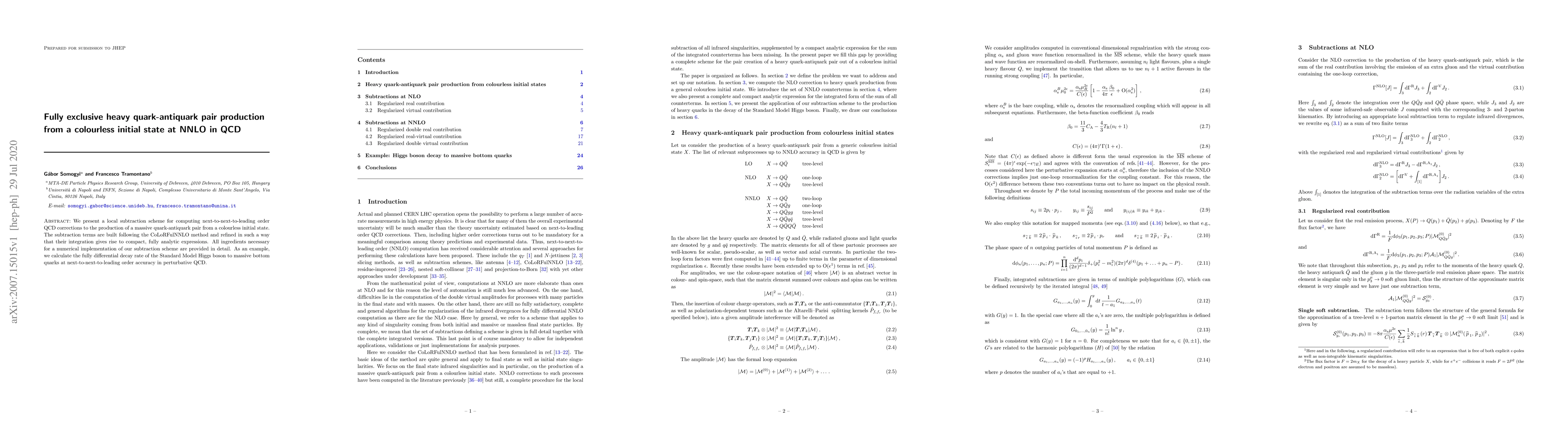Thumbnail for Fully exclusive heavy quark-antiquark pair production from a colourless
  initial state at NNLO in QCD