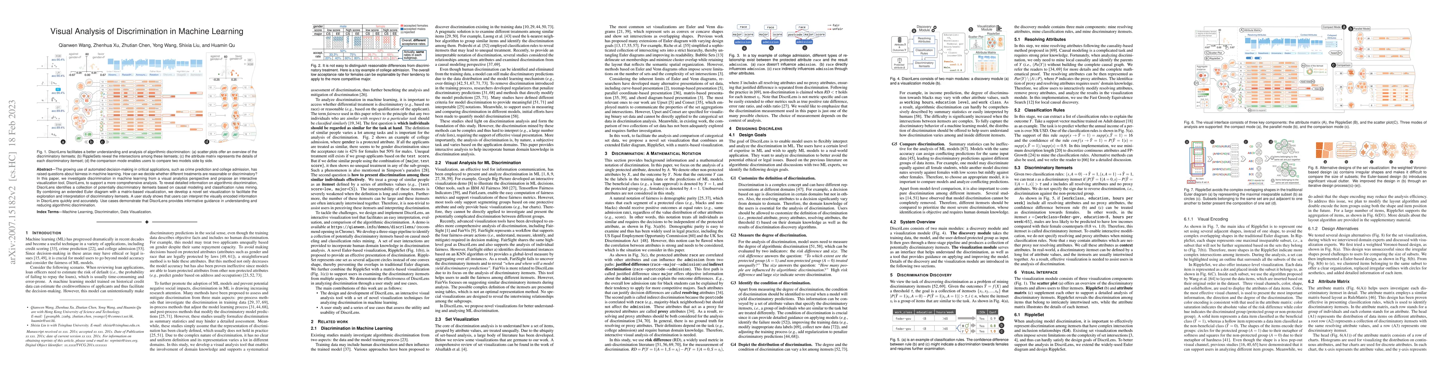 Thumbnail for Visual Analysis of Discrimination in Machine Learning