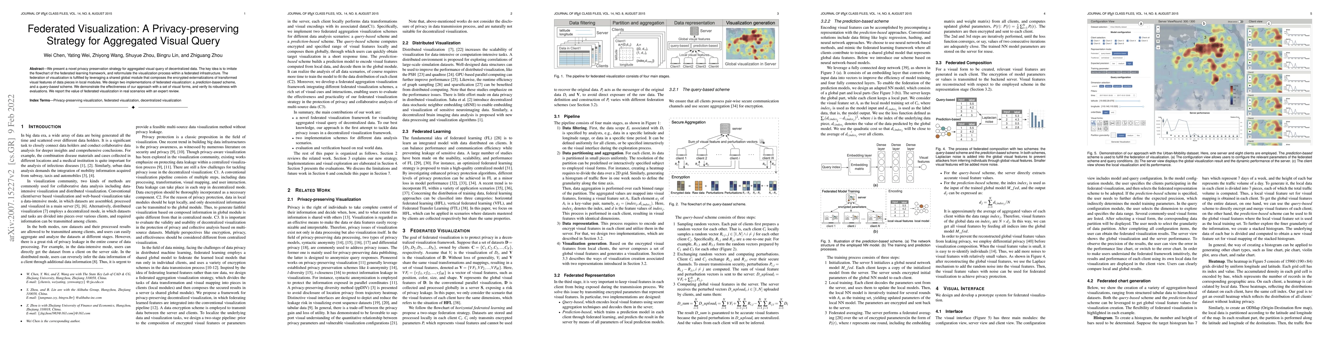 Thumbnail for Federated Visualization: A Privacy-preserving Strategy for Aggregated
  Visual Query