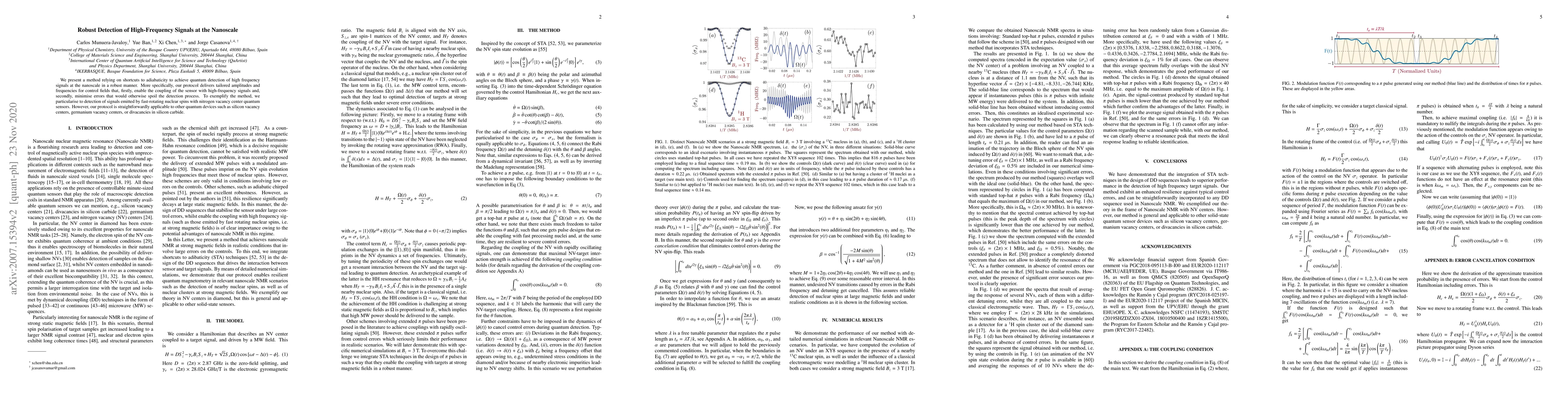 Thumbnail for Robust Detection of High-Frequency Signals at the Nanoscale