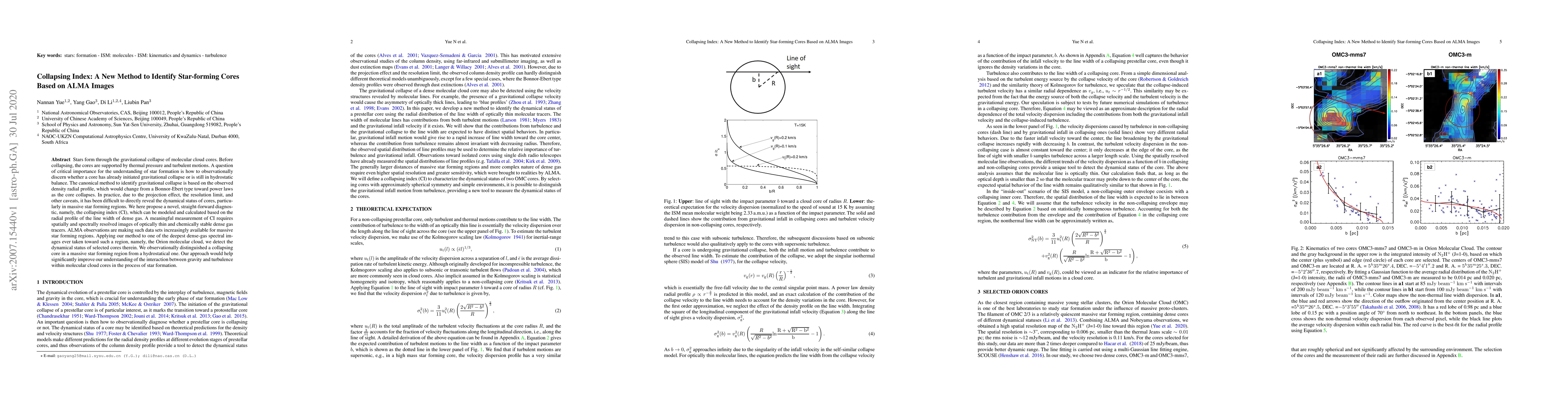 Thumbnail for Collapsing Index: A New Method to Identify Star-forming Cores Based on
  ALMA Images