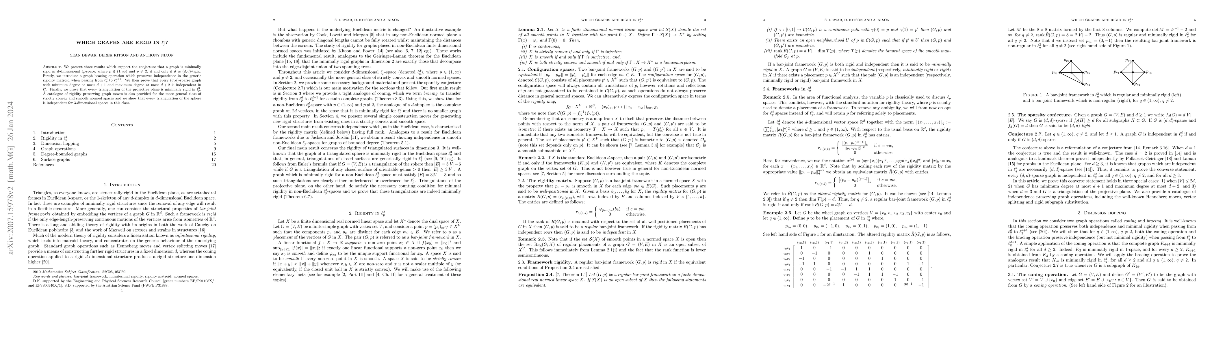 Thumbnail for Which graphs are rigid in $\ell_p^d$?