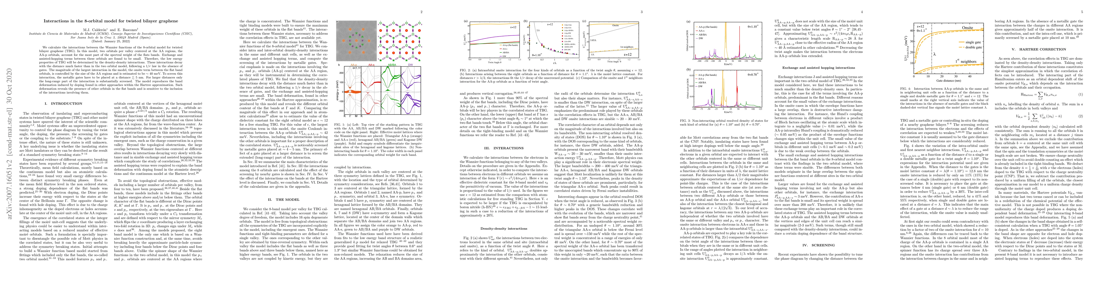 Thumbnail for Interactions in the 8-orbital model for twisted bilayer graphene