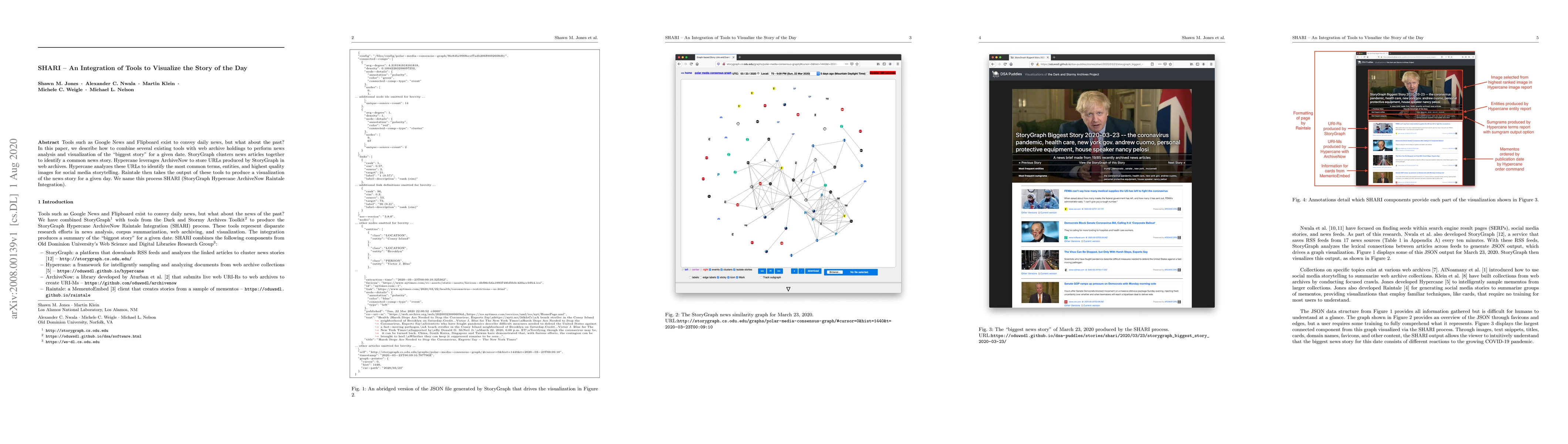 Thumbnail for SHARI -- An Integration of Tools to Visualize the Story of the Day