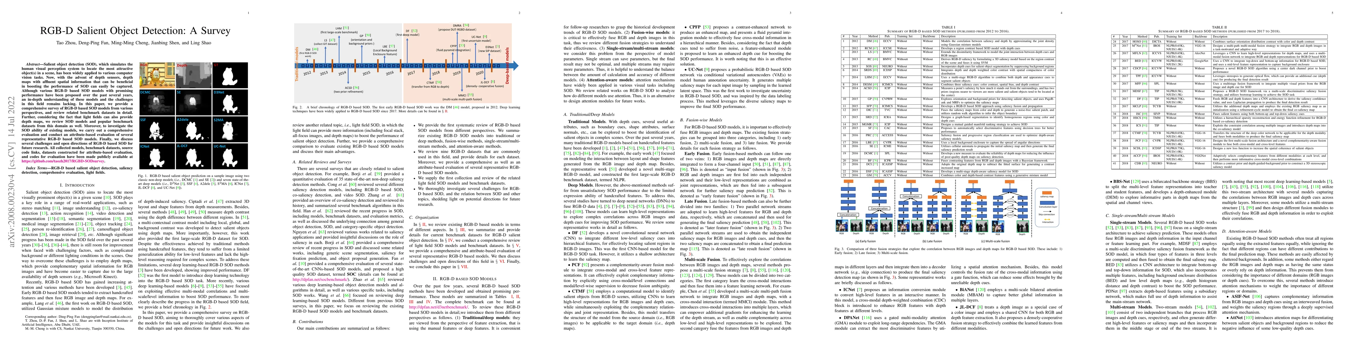 Thumbnail for RGB-D Salient Object Detection: A Survey