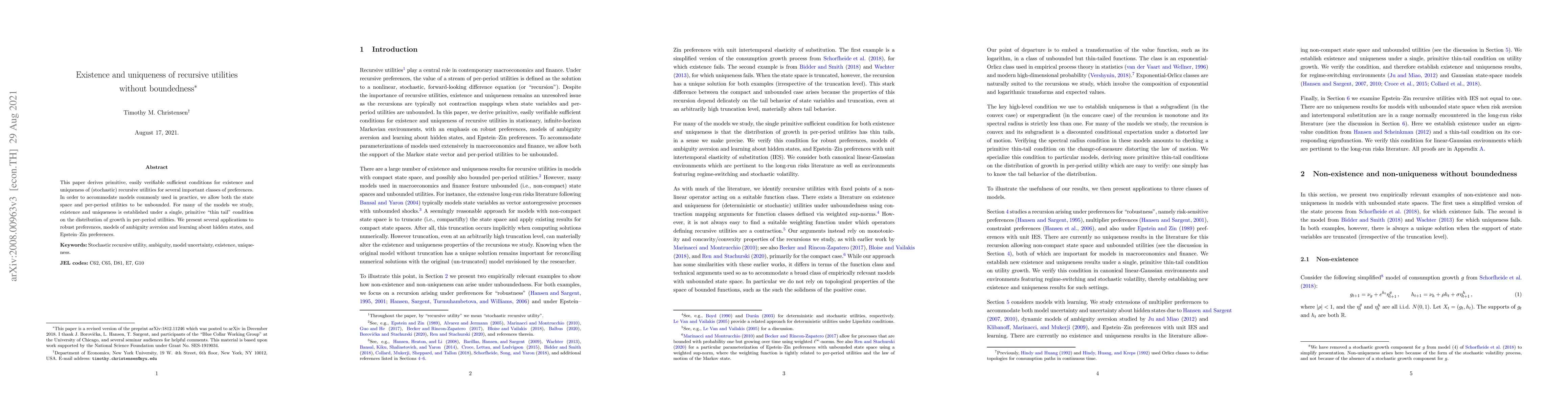 Thumbnail for Existence and uniqueness of recursive utilities without boundedness