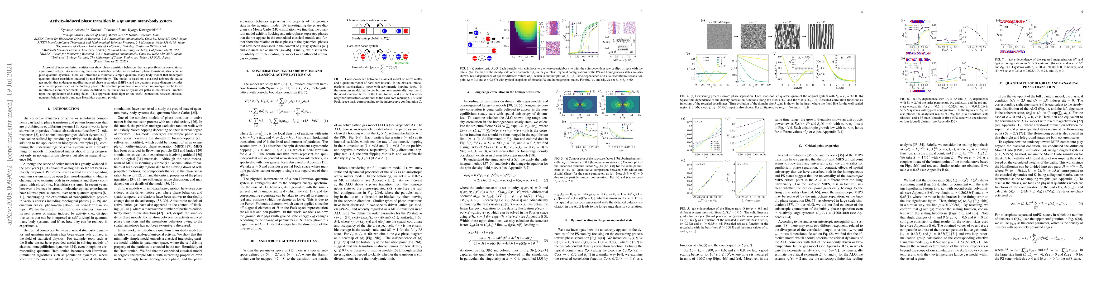 Thumbnail for Activity-induced phase transition in a quantum many-body system