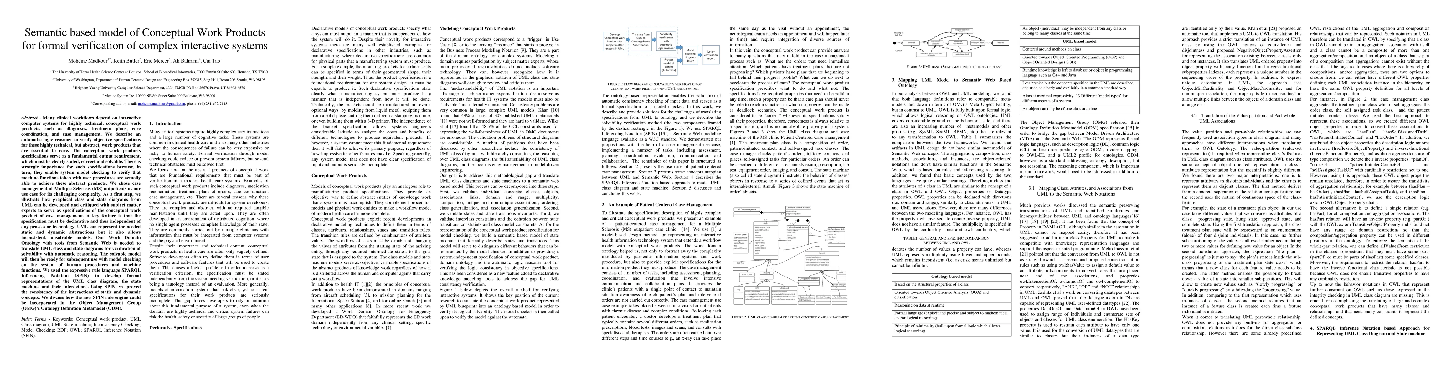 Thumbnail for Semantic based model of Conceptual Work Products for formal verification
  of complex interactive systems