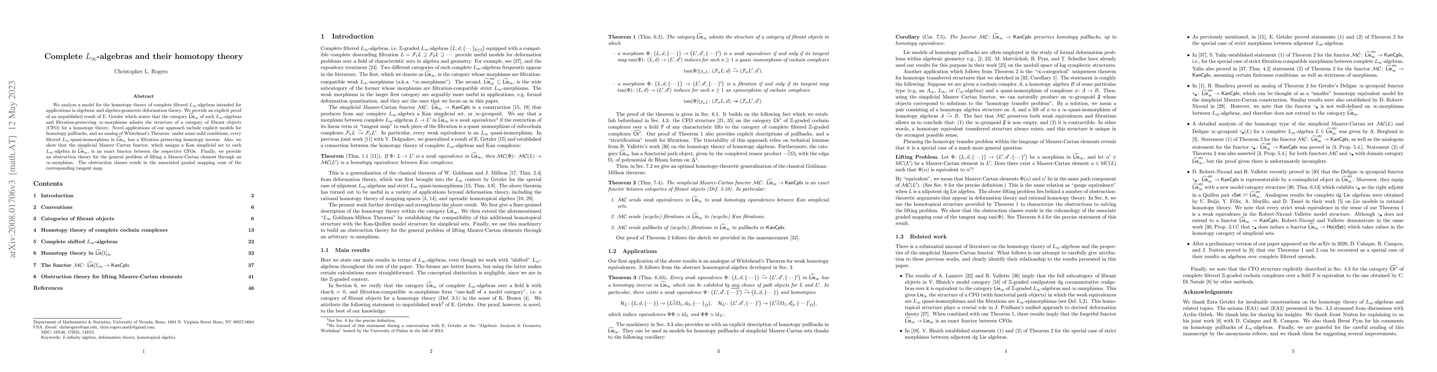 Thumbnail for Complete $L_\infty$-algebras and their homotopy theory