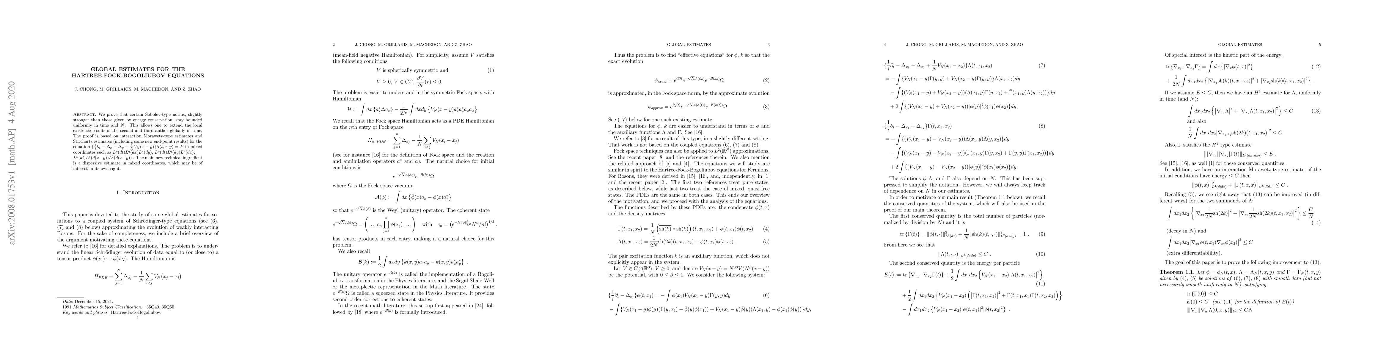 Thumbnail for Global estimates for the Hartree-Fock-Bogoliubov equations