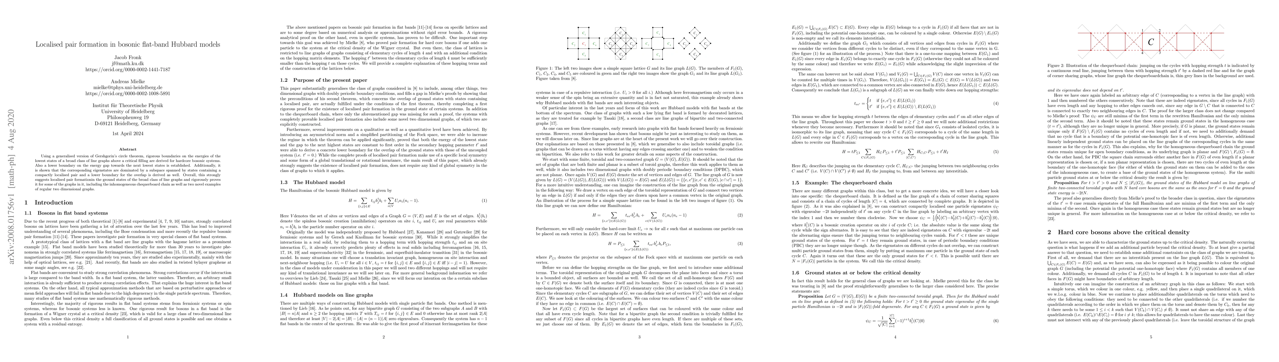 Thumbnail for Localised pair formation in bosonic flat-band Hubbard models
