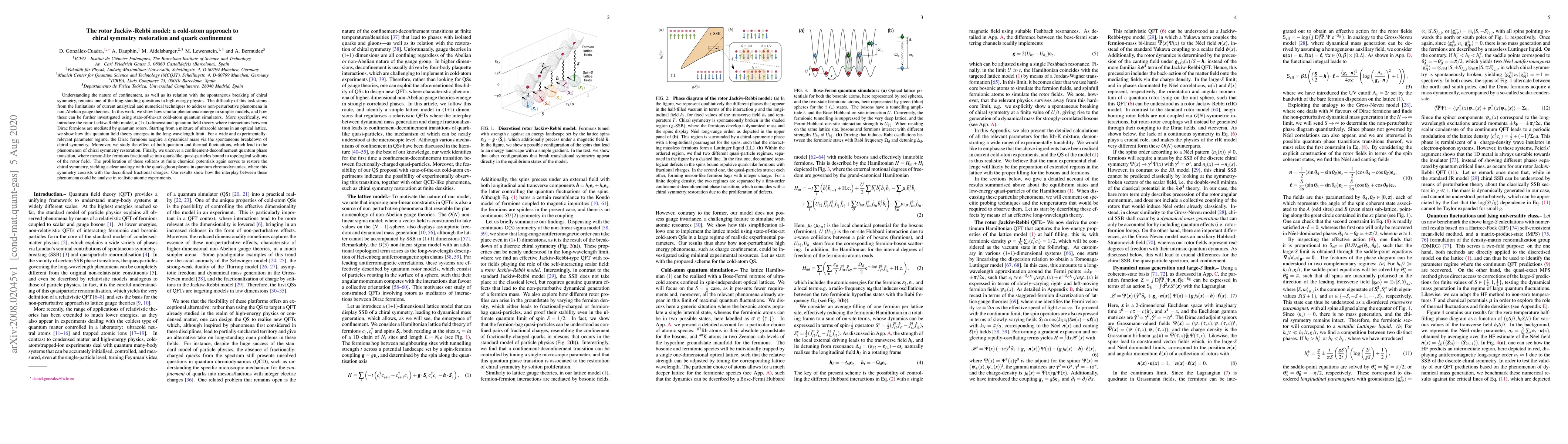 Thumbnail for The rotor Jackiw-Rebbi model: a cold-atom approach to chiral symmetry
  restoration and quark confinement