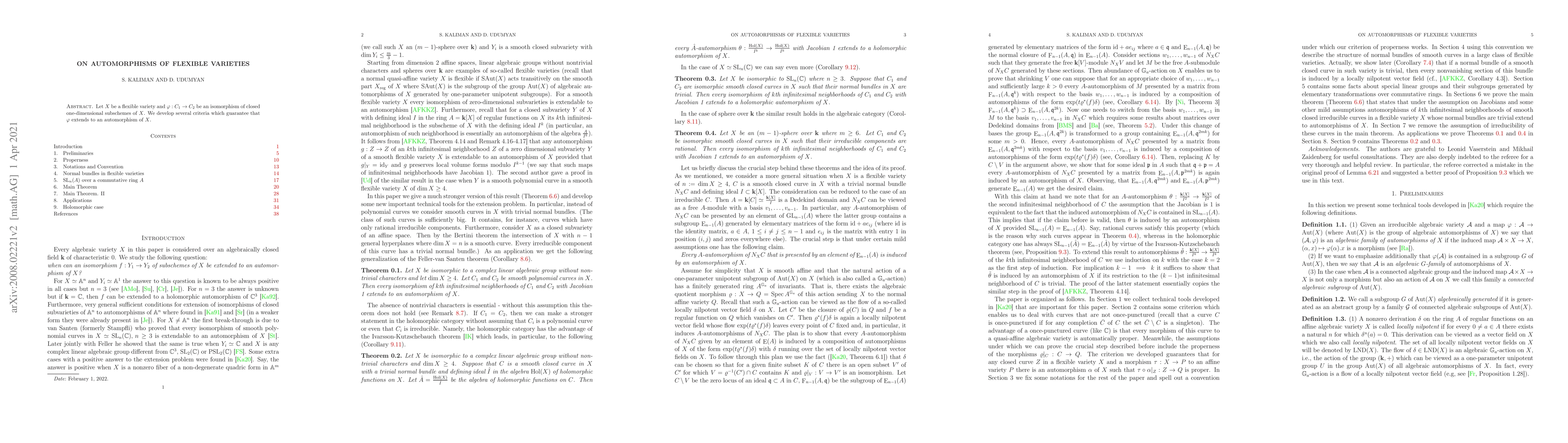 Thumbnail for On automorphisms of flexible varieties