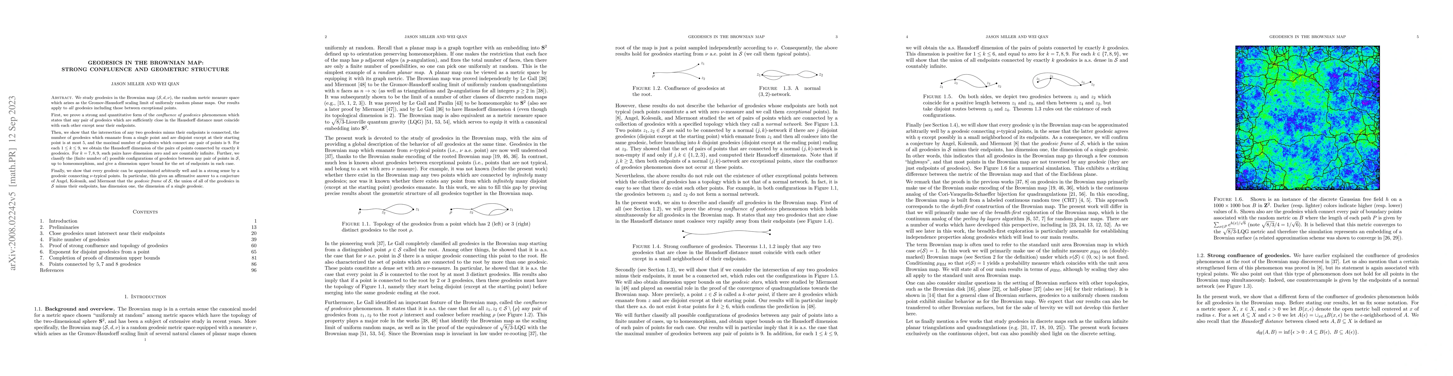 Thumbnail for Geodesics in the Brownian map: Strong confluence and geometric structure
