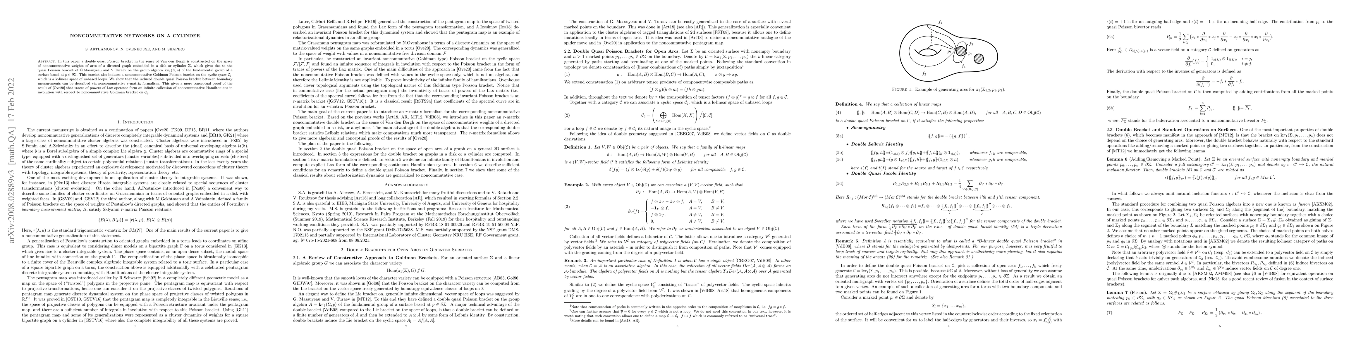 Thumbnail for Noncommutative Networks on a Cylinder
