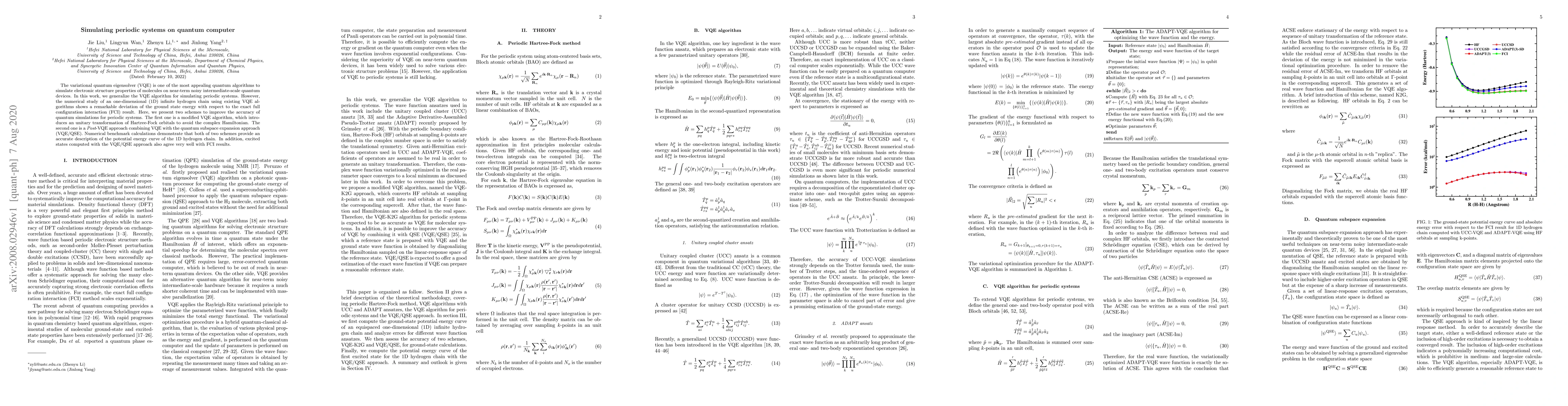 Thumbnail for Simulating periodic systems on quantum computer