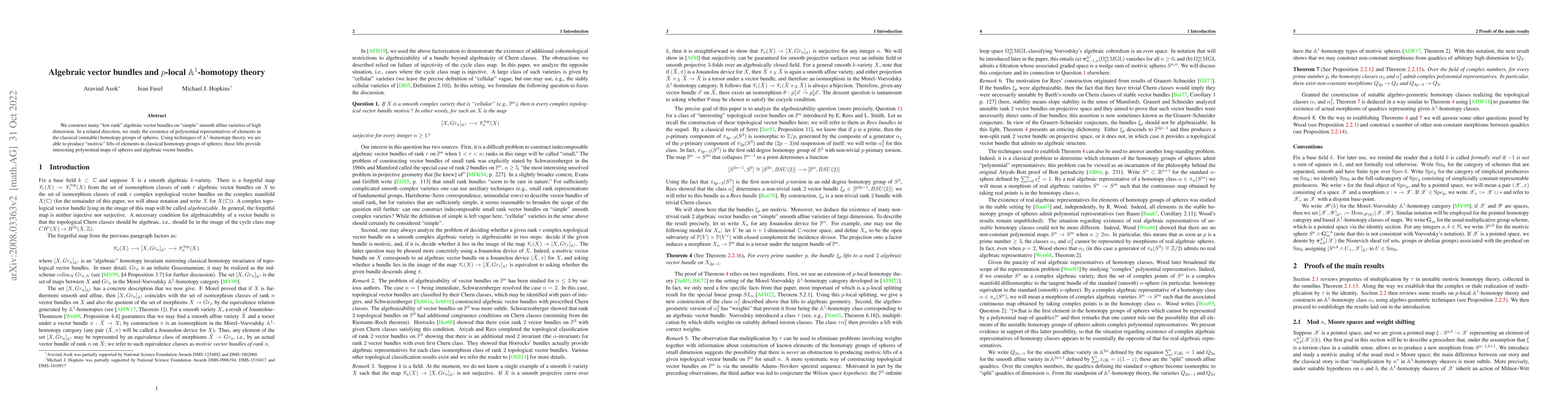 Thumbnail for Algebraic vector bundles and $p$-local A^1-homotopy theory