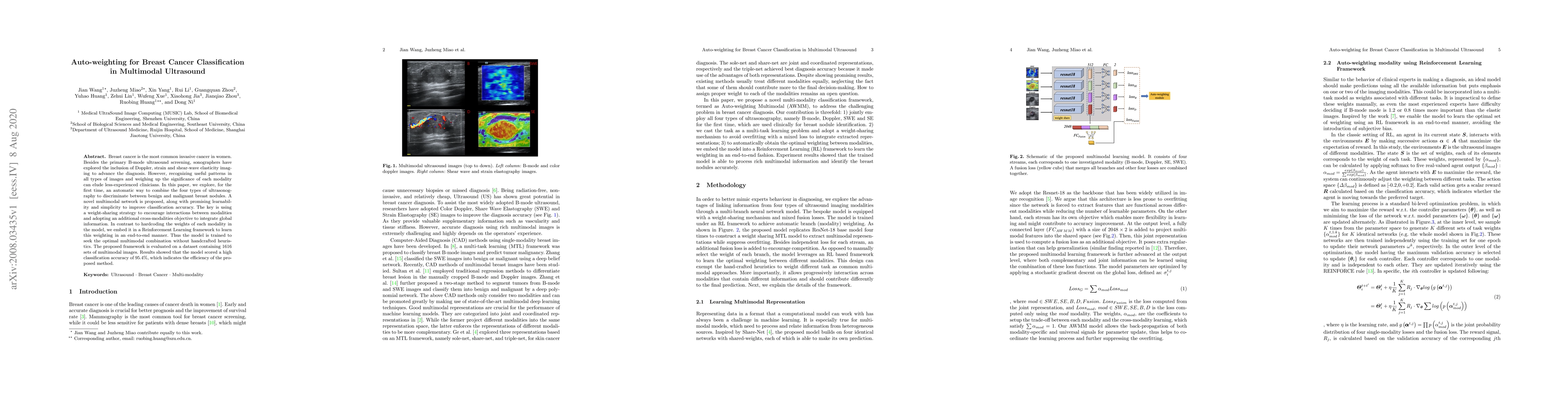 Thumbnail for Auto-weighting for Breast Cancer Classification in Multimodal Ultrasound