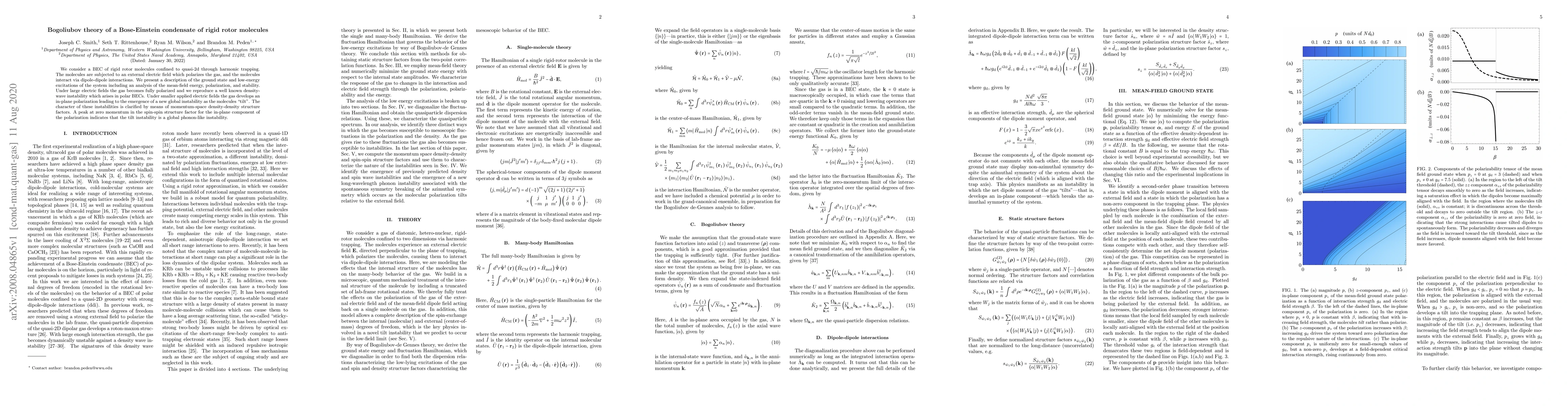 Thumbnail for Bogoliubov theory of a Bose-Einstein condensate of rigid rotor molecules