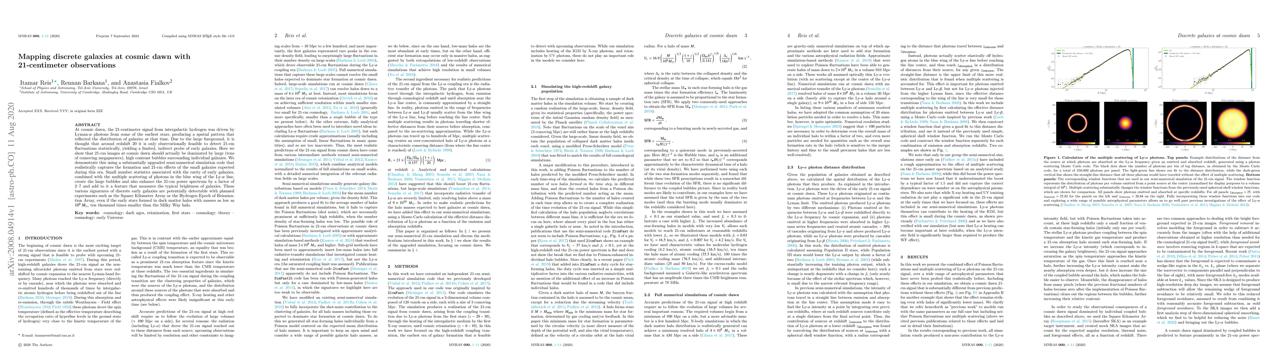 Thumbnail for Mapping discrete galaxies at cosmic dawn with 21-centimeter observations