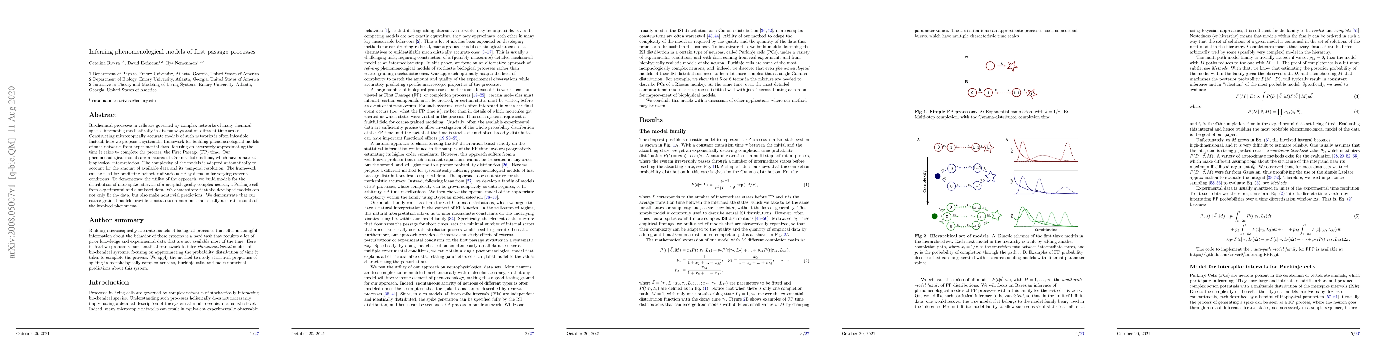 Thumbnail for Inferring phenomenological models of first passage processes