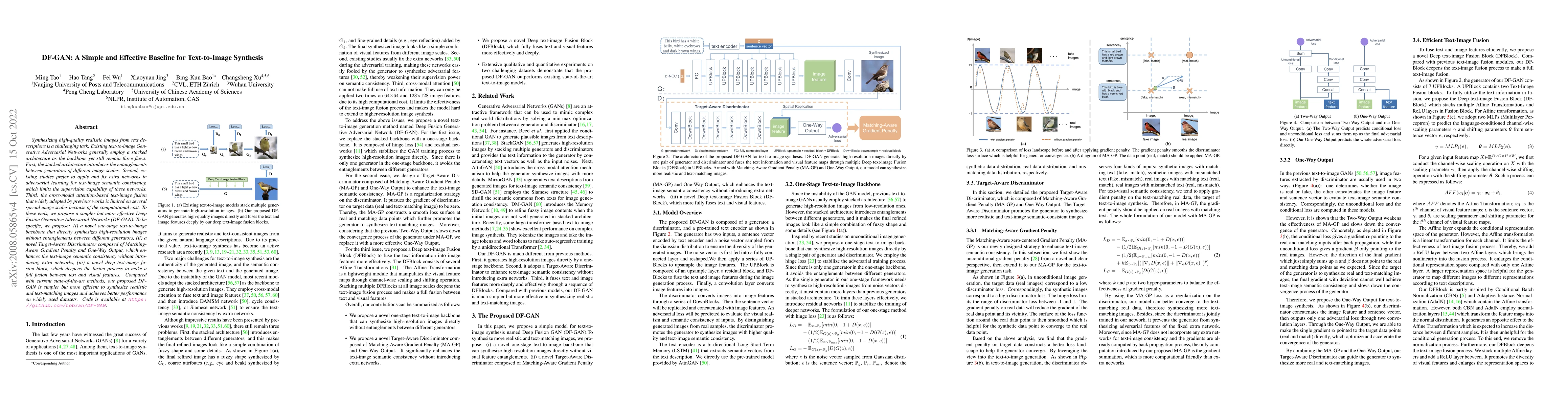 Thumbnail for DF-GAN: A Simple and Effective Baseline for Text-to-Image Synthesis
